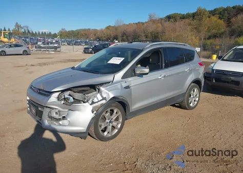 2014 Ford Escape Titanium from USA, damaged, VIN 1FMCU0J92EUA27856